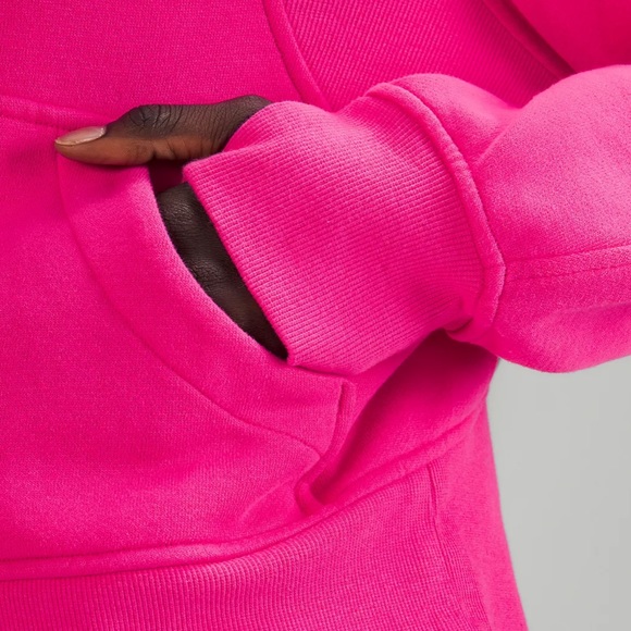 ONLY ONE ‼️ Lululemon Oversized Full Zip Scuba Sonic Pink Size M/L New with Tags - Picture 5 of 5